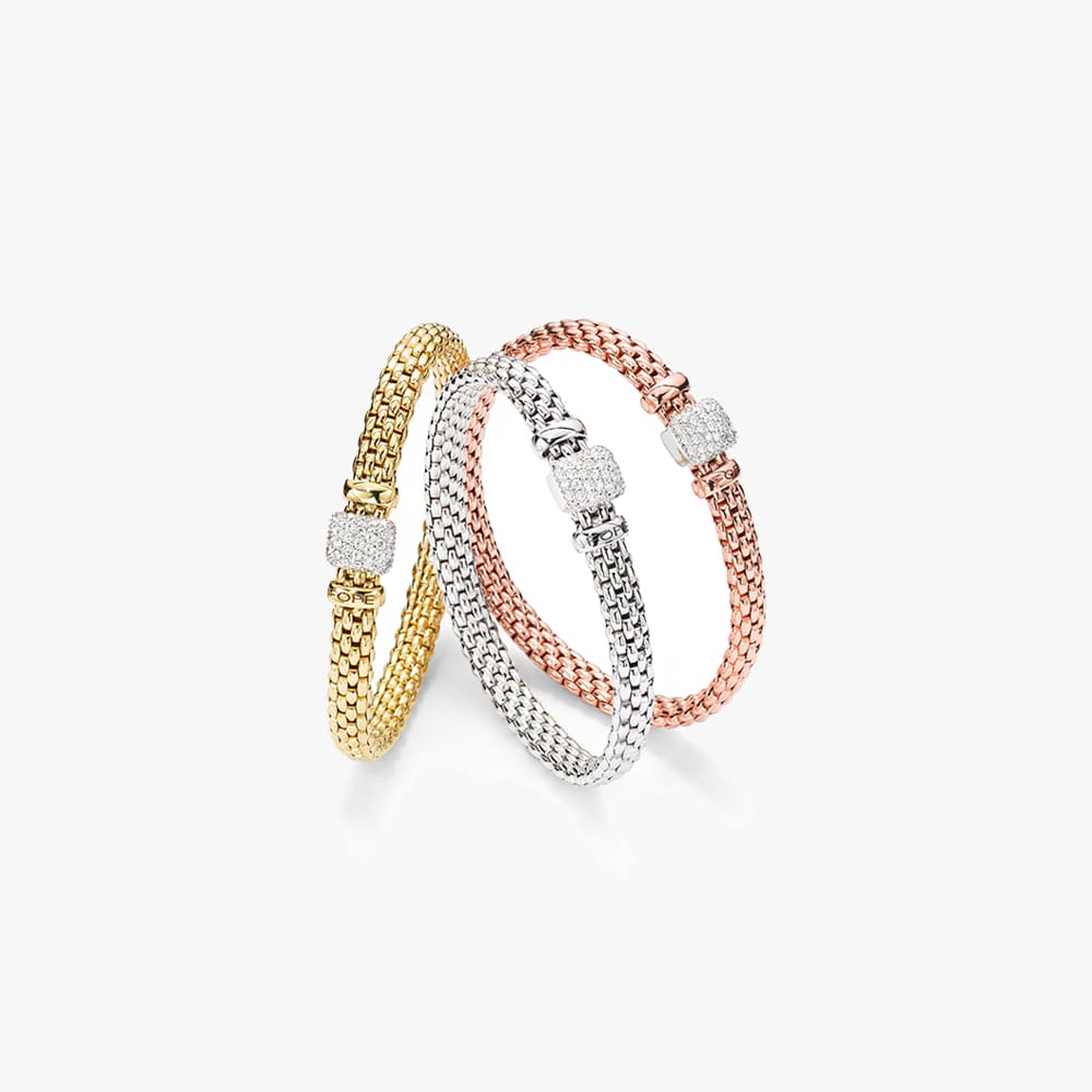 Silver with Dimond breaslet